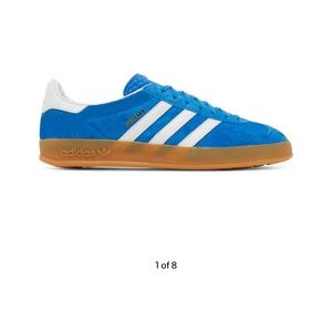 Never been worn. Adidas classic indoor Gazelle. Color: Blue Bird Size: 9.5